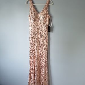 ⭐NWT City Triangles pink sparkly maxi dress
